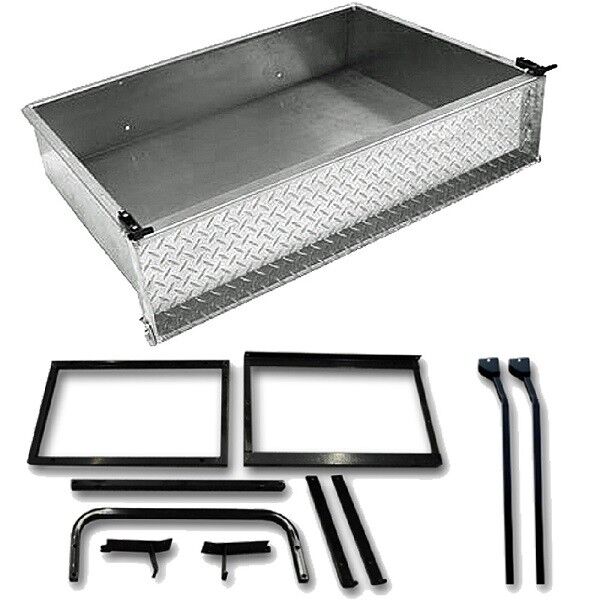 Club Car Precedent Golf Cart Part Aluminum Utility Cargo Bed Box