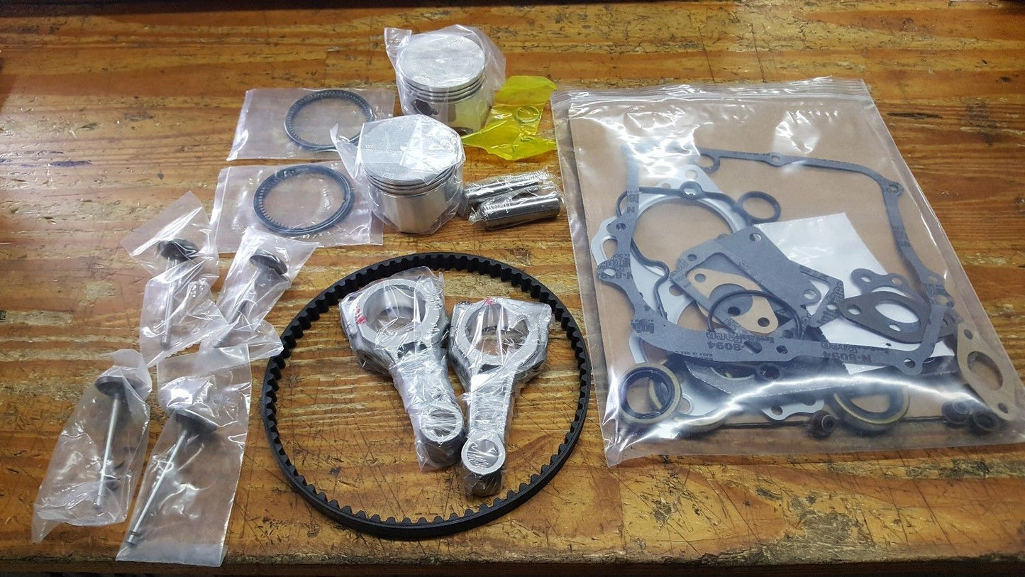 E Z GO GOLF CART ENGINE REBUILD KIT & GASKETS 295CC ROBINS ENGINE 1996-2002 PRE MCI Standard, 0.25MM, 0.50MM Pistons